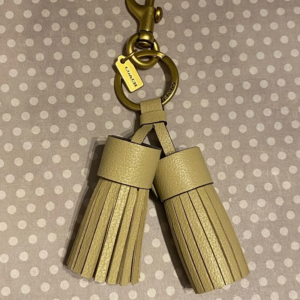 Coach Remade Tassel Bag Charm C9402